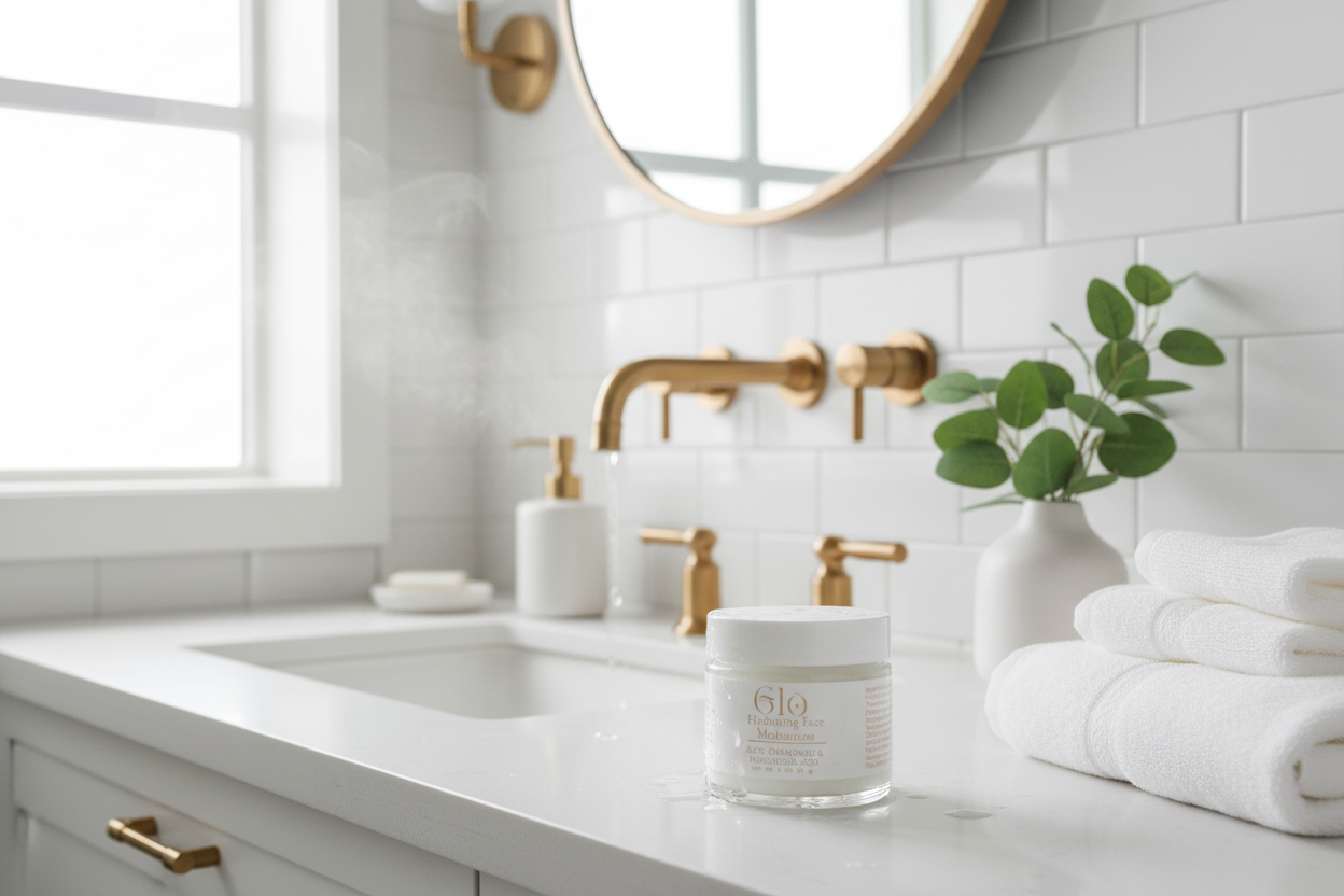 Aloe Moisturizer - Bathroom Counter Lifestyle